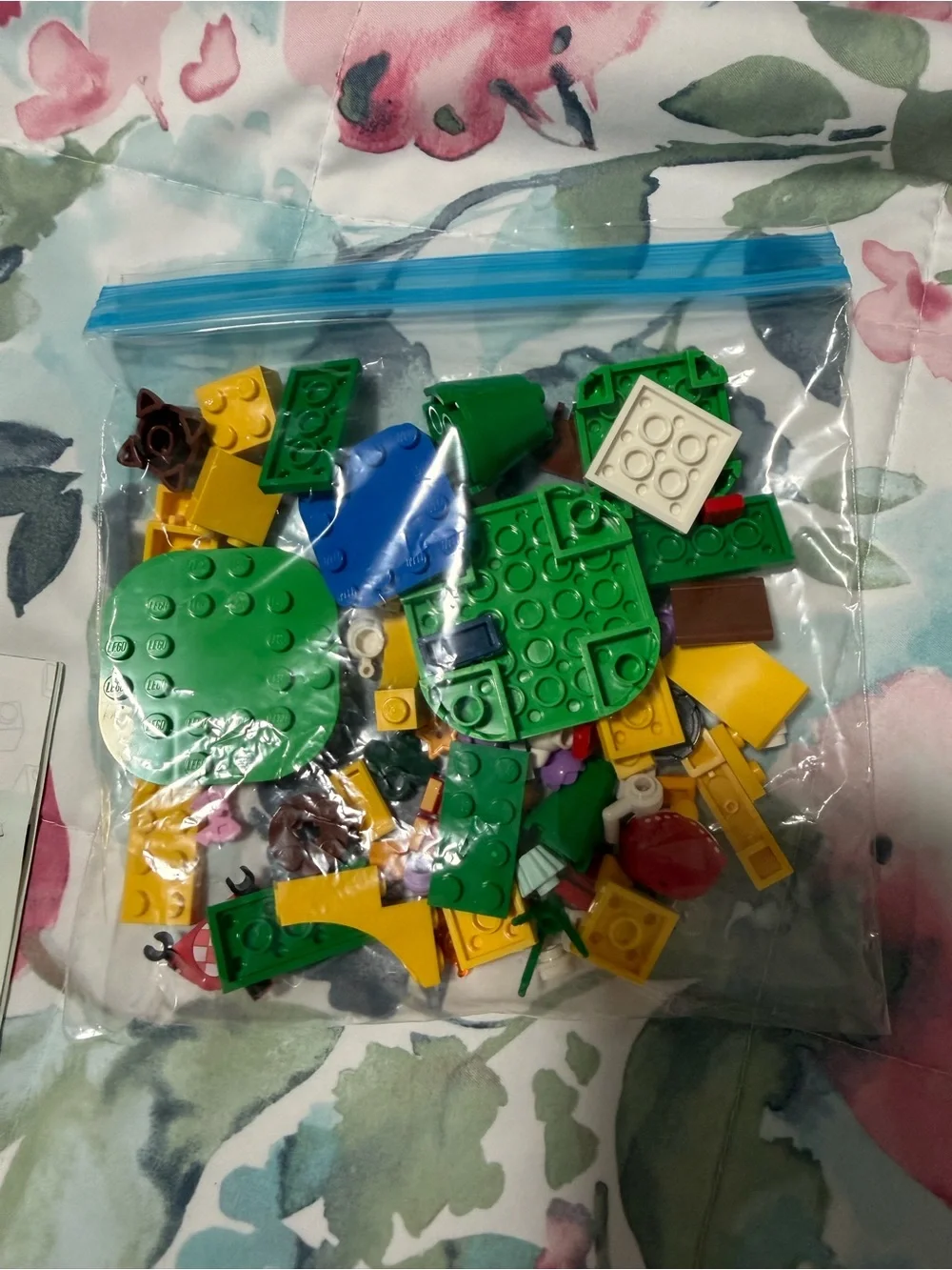 LEGO Animal Crossing Moon Picnic Playset — Yellow & Green & Blue